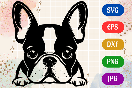 Frenchie Vector File