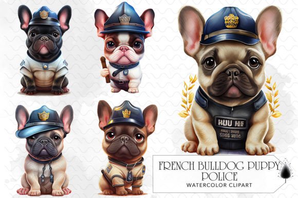 French Bulldog Cop