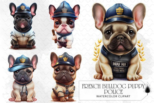 French Bulldog Cop