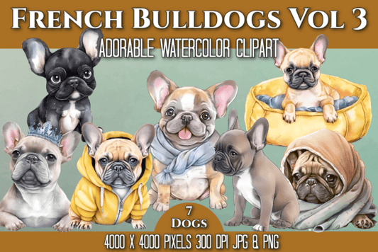 Frenchies with Outfits