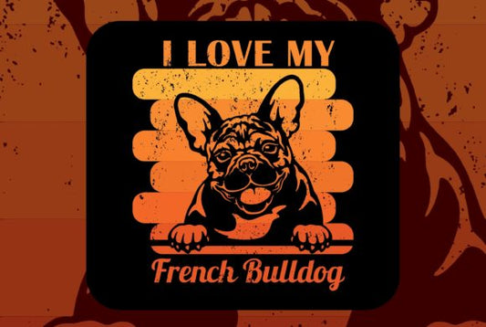 Vintage I Love My French Bulldog