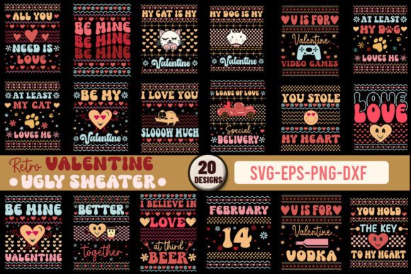 Ugly Valentine's Day Sweater Bundle 1