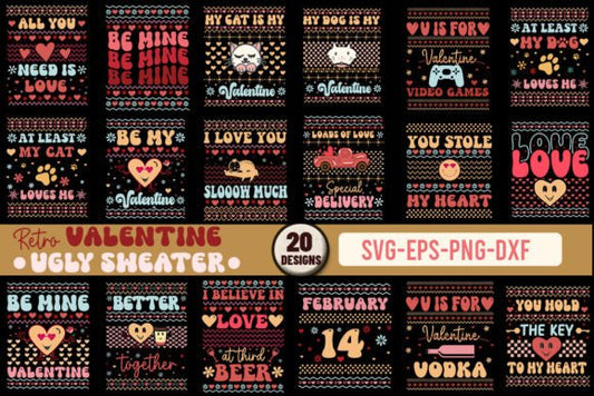 Ugly Valentine's Day Sweater Bundle 1
