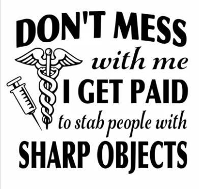 Funny Nurse Slogan