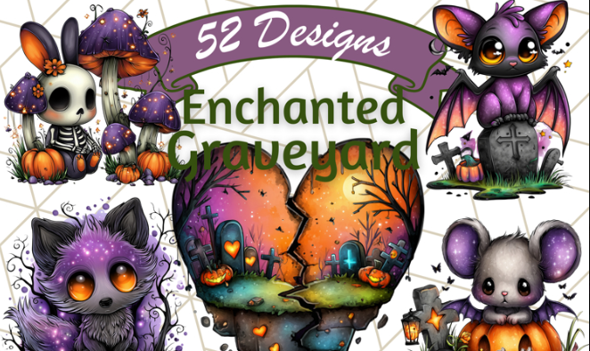 Enchanted Graveyard Halloween