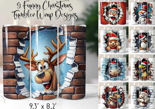 Funny Christmas Tumblers