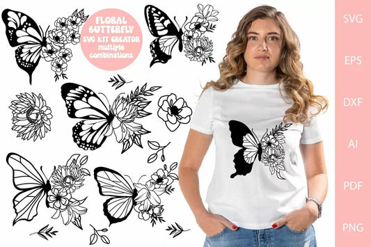 Floral Butterfly Creator Kit