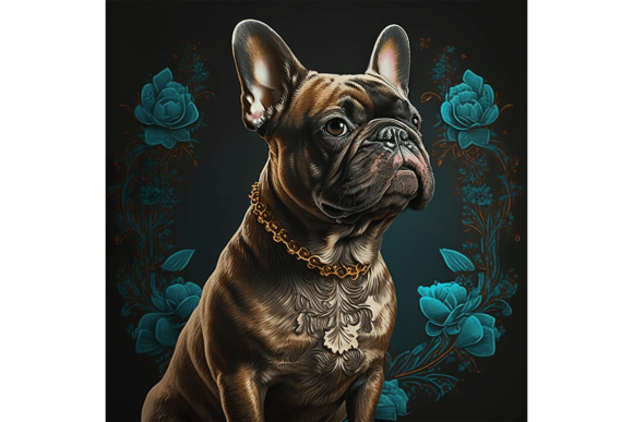 Frenchie Art Nouveau