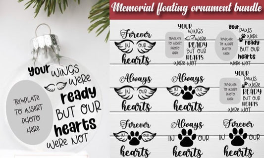 Floating Pet Memorial Ornaments