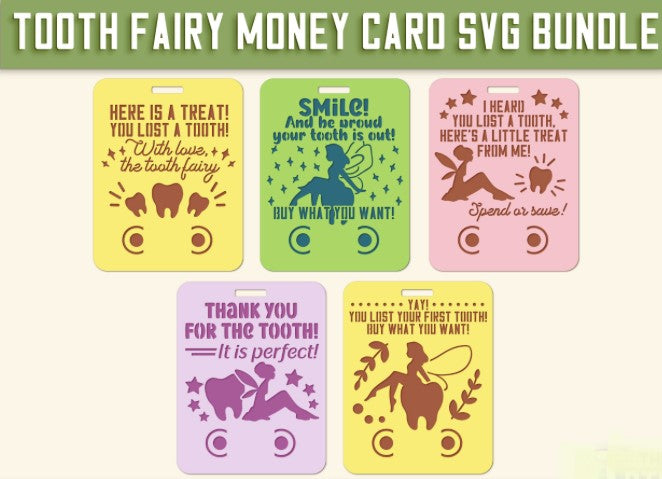 Tooth Fairy Money Card