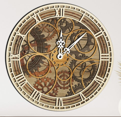 3D Clock Layer Files