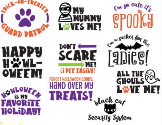 Halloween Dog Bandanas