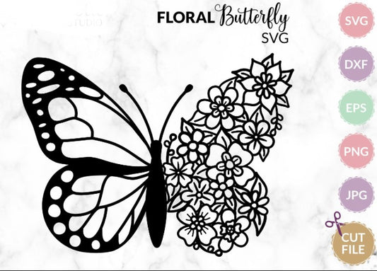 Floral Butterfly