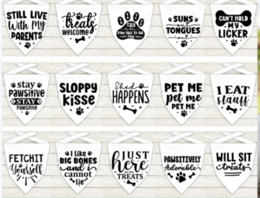 Funny Dog Bandanas