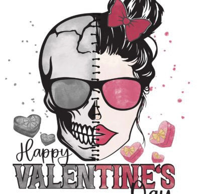 Half Skull Valentines
