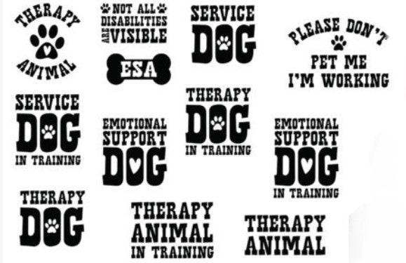Therapy Dog Bandanas