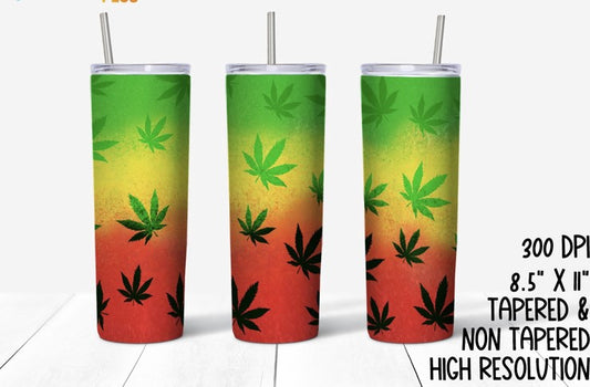 Cannabis Leaf 20oz Tumbler