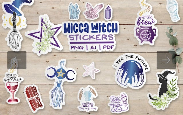Witchy Stickers